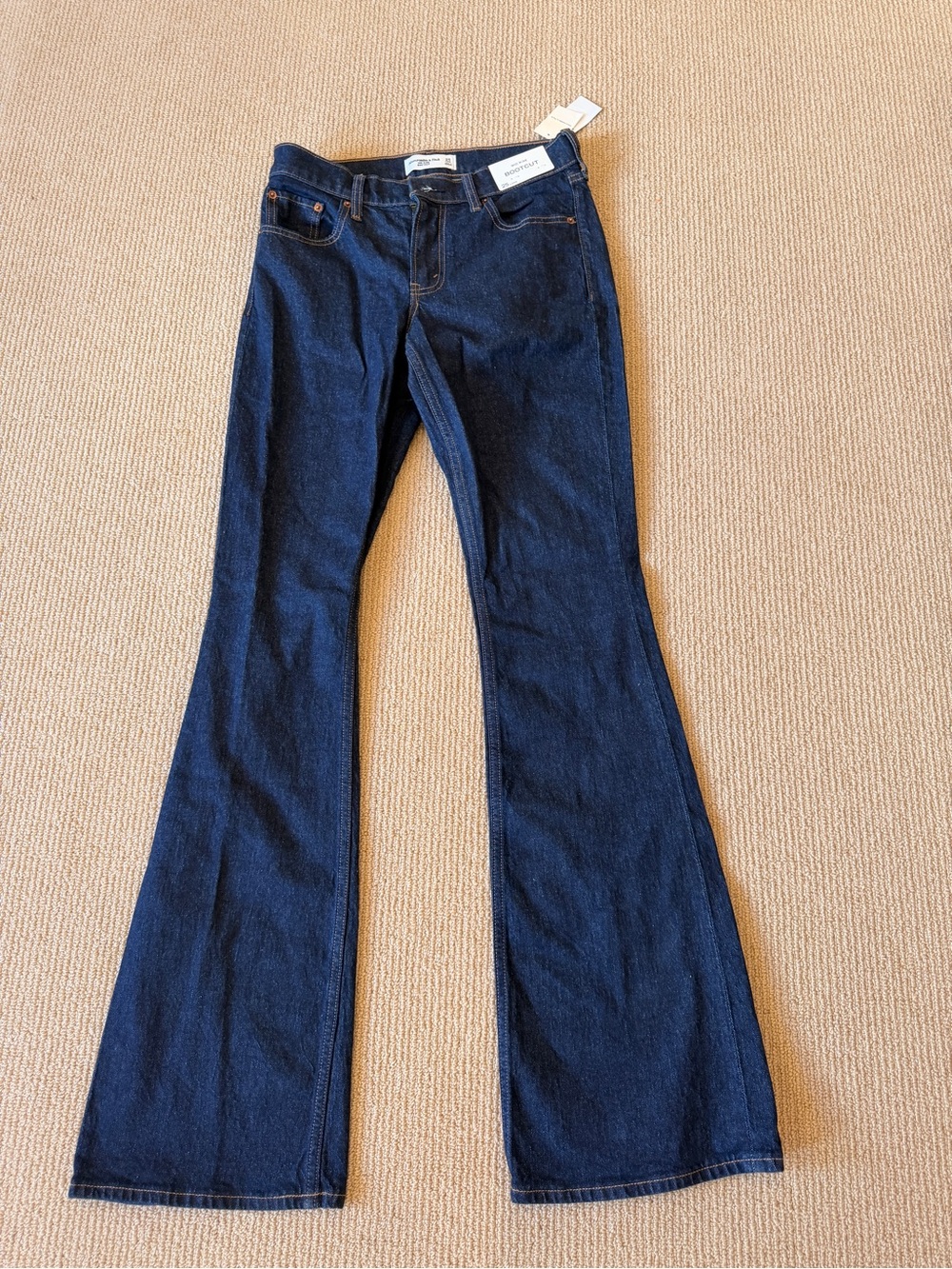 Abercrombie & Fitch Dark Blue Flare Jeans